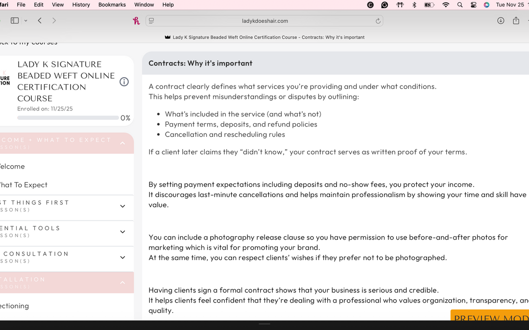 Lady K Signature Beaded Weft Online Certification Course (Kit not included)