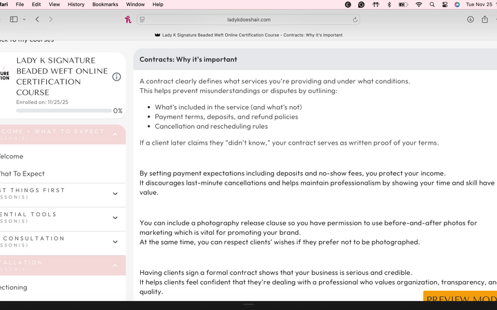 Lady K Signature Beaded Weft Online Certification Course (Kit not included)